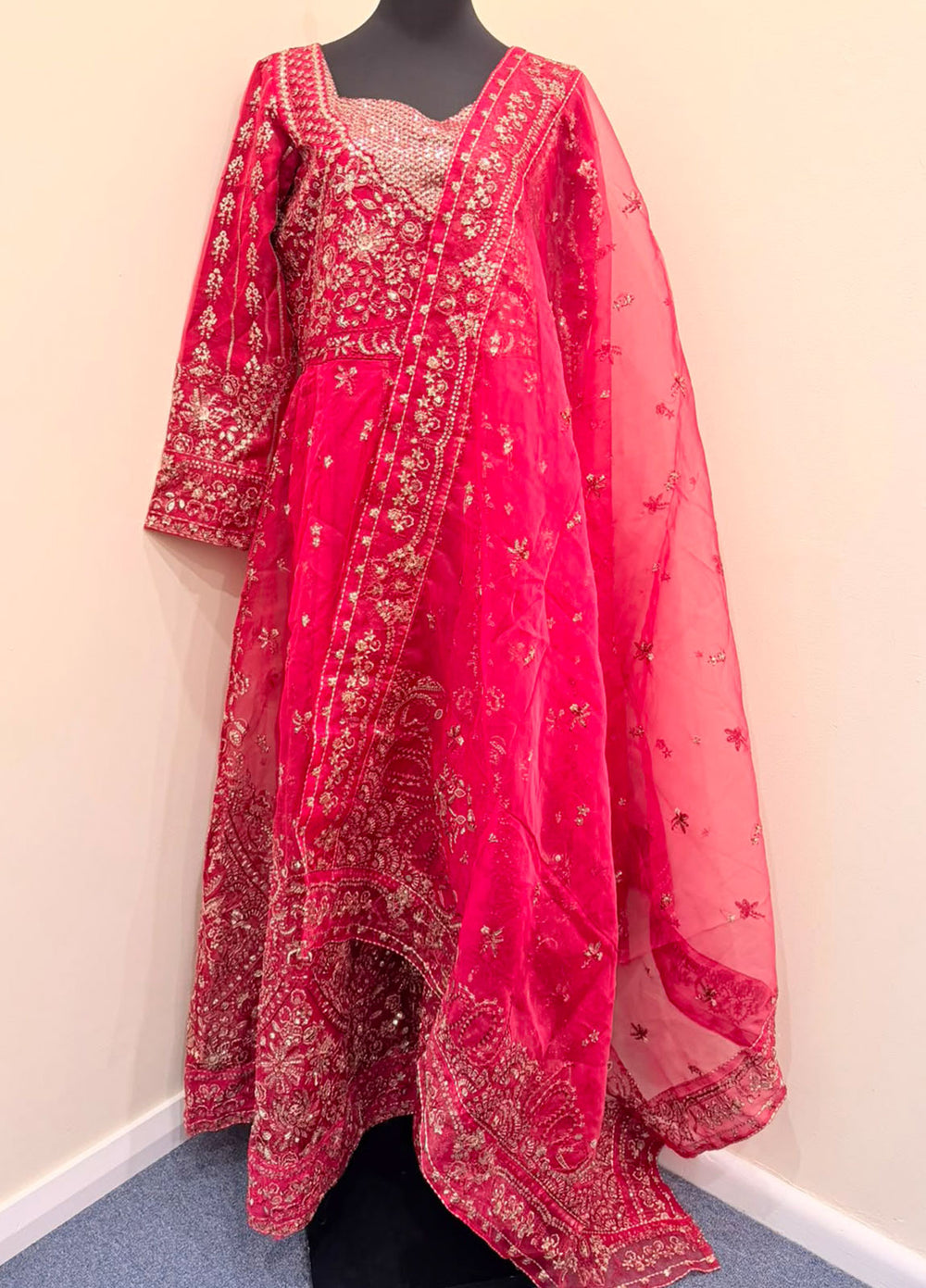 Luxury Embroidered Organza 3-Piece