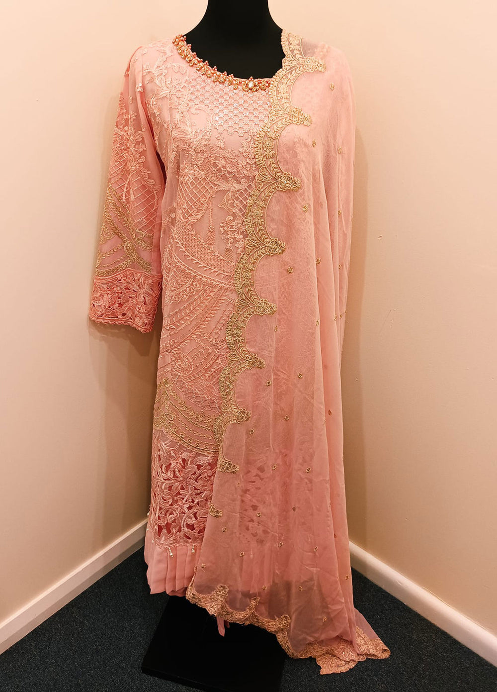 Luxury Embroidered Chiffon 3-Piece