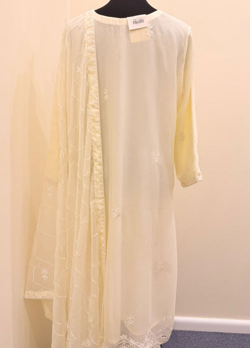 Luxury Chiffon Embroidered 3-Piece