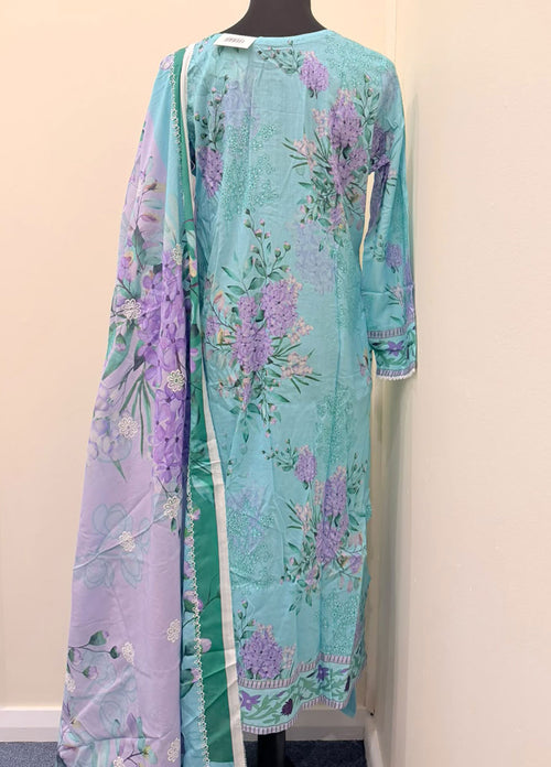 Luxury Cotton Embroidered 3-Piece