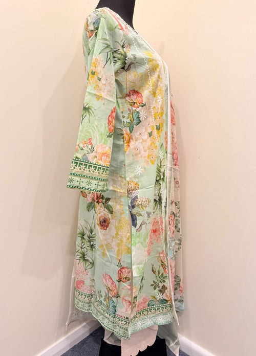 Luxury Cotton Embroidered 3-Piece