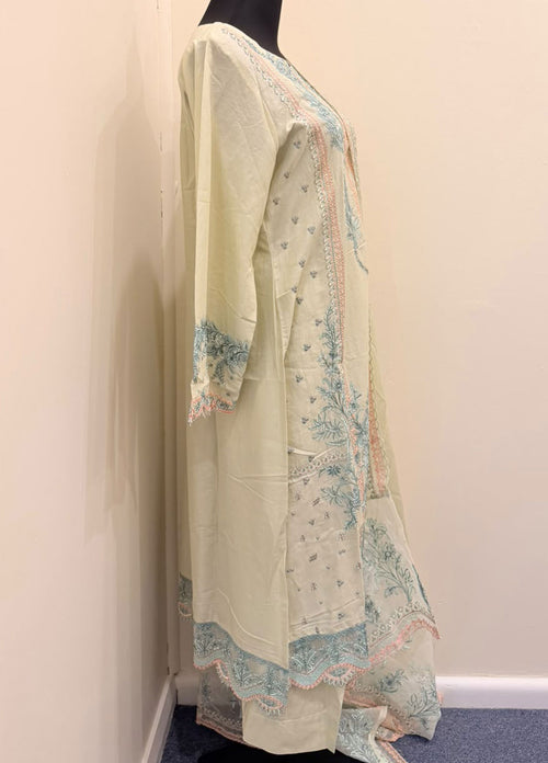 Luxury Cotton Embroidered 3-Piece