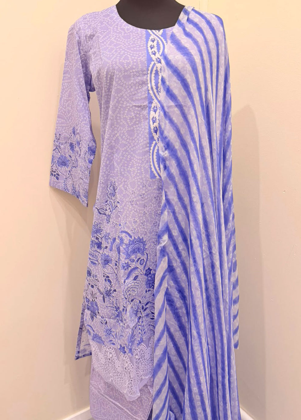 Luxury Cotton Embroidered 3-Piece