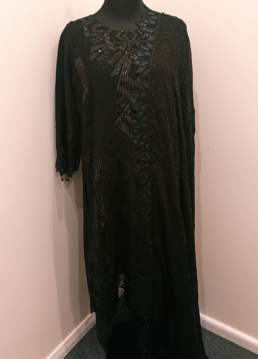 Luxury Chiffon Embroidered 3-Piece