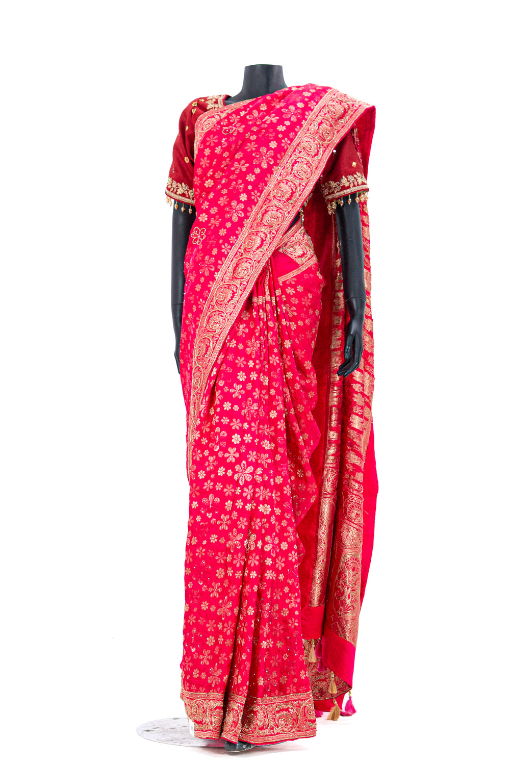 Silk Khaddi Stone Work Sharee