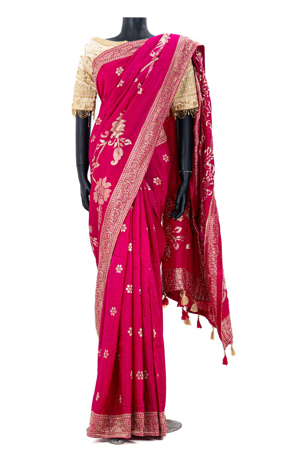 Silk Khaddi Stone Work Sharee