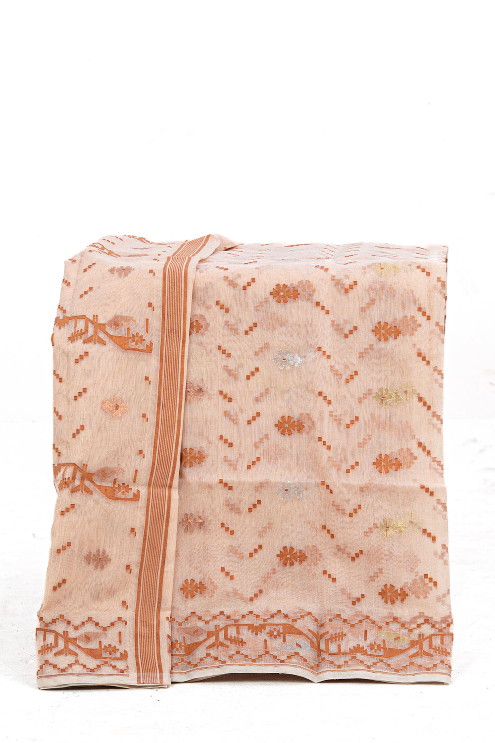 Jamdani Half-Silk