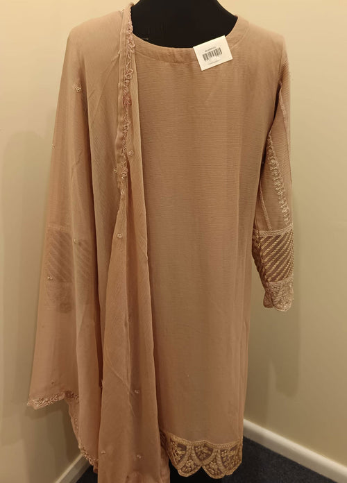 Luxury Chiffon Embroidered 3-Piece