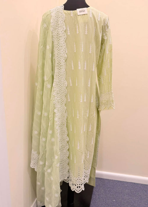 Luxury Cotton Embroidered 3-Piece