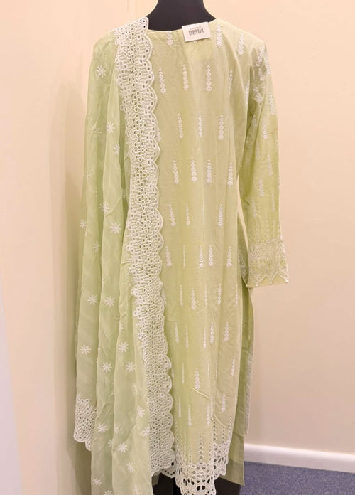 Luxury Chiffon Embroidered 3-Piece