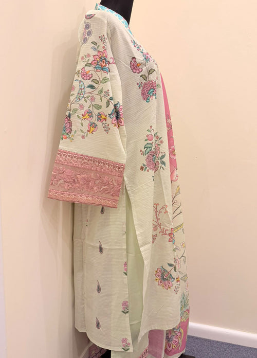 Luxury Cotton Embroidered 3-Piece