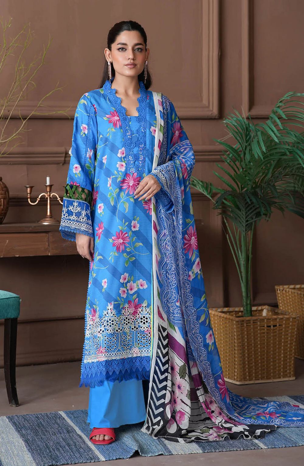 Shahzeen by Johra Embroidered Chikankari Lawn Unstitched 3 Piece