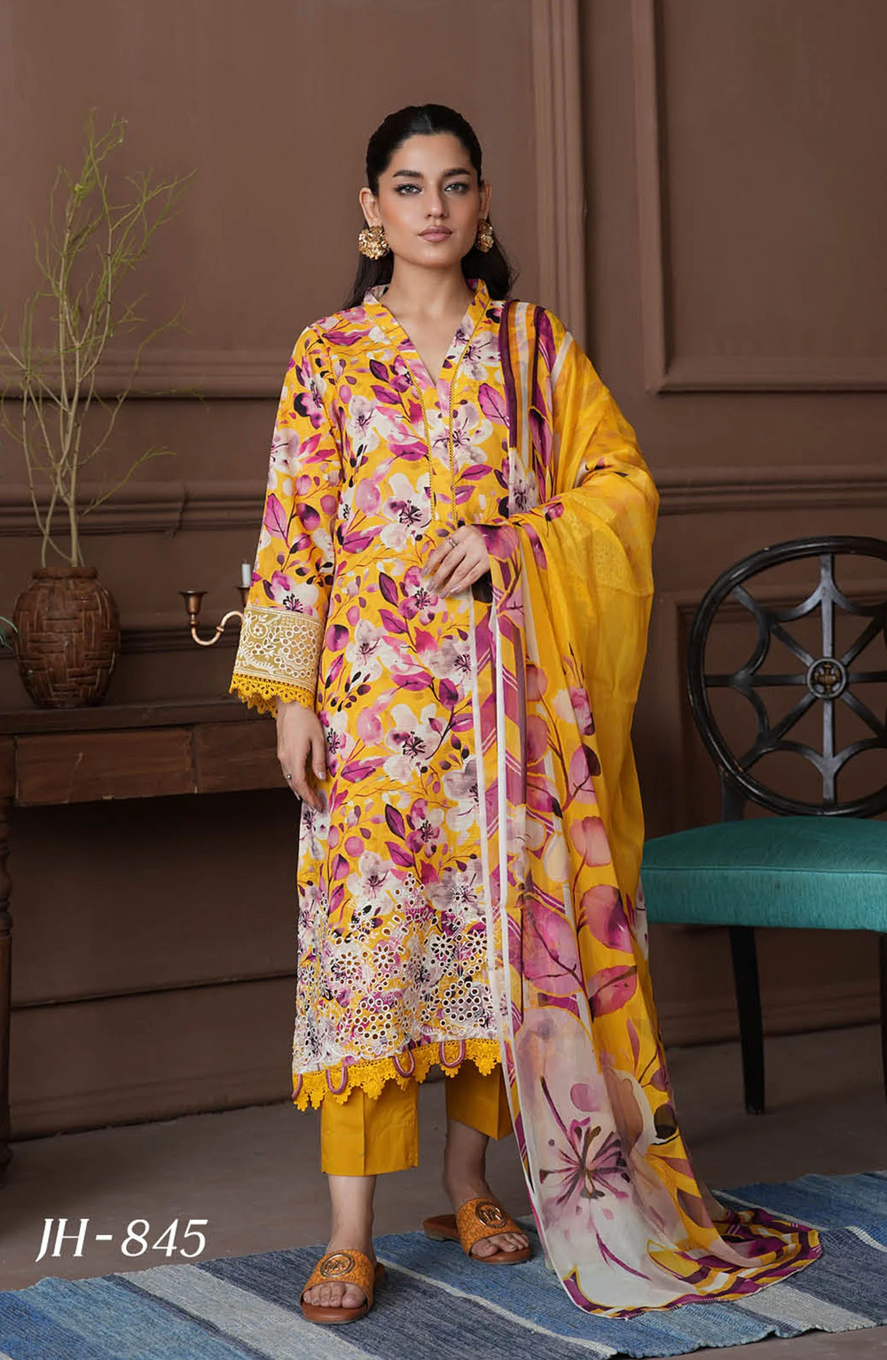 Shahzeen by Johra Embroidered Chikankari Lawn Unstitched 3 Piece